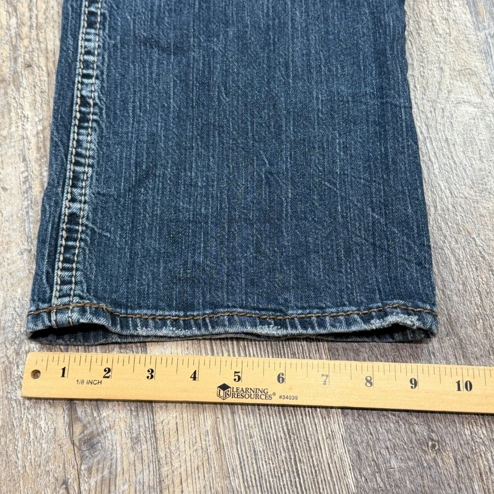 Silver Jeans Zac Relaxed Straight Leg Jeans Mens 38x34 Medium Wash Denim Western